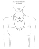 Birth Flower & Birthstone Necklace