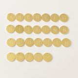 Initial necklace gold or silver, initial charm necklace