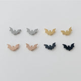 Bat earrings, Silver, Gold, Rose Gold, Black