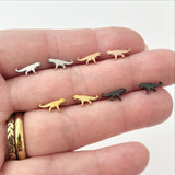 T Rex Dinosaur Stud Earrings