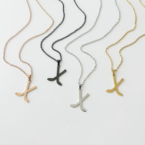 Hockey Sport Team Necklace, Silver, Gold, Rose Gold, Black