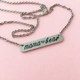 Mama Bear Bar Necklace
