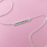Love you to the moon and back Heart Charm Necklace