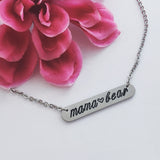 Mama Bear Bar Necklace