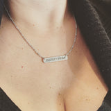 Mama Bear Bar Necklace