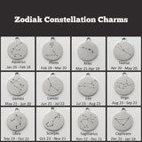 Zodiac Star Constellation Charm Necklace