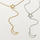 Moon & Star Necklace