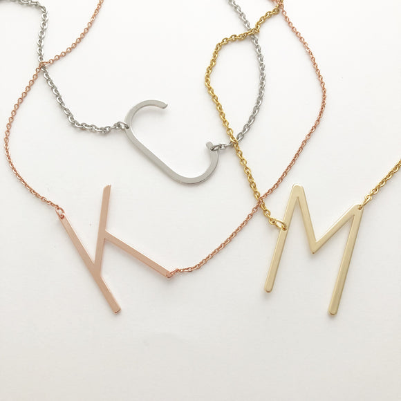 Statement Initial Necklace