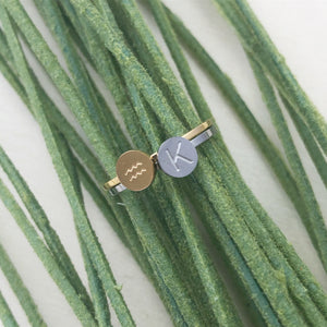 Initial / Zodiac Sign Stacking Rings