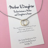 FREE SHIPPING The love between a Mother and Daughter is forever, Mother's Day, Mom
