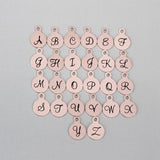 Initial Coin Necklace, Stainless Steel