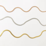 Snake Chain Silver, Gold Or Rose Gold