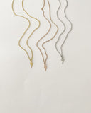Lightning Bolt Necklace in Gold, Silver, or Rose Gold FREE SHIPPING