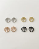 Basketball Stud earrings, Sport earrings, gold, rose gold, silver, black