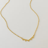 Geometric necklace in Silver, Gold, or Rose Gold Finishes