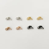 Cowboy Hat earring studs, gold, rose gold, silver, black