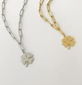 4 Leaf clover Pendant Necklace,